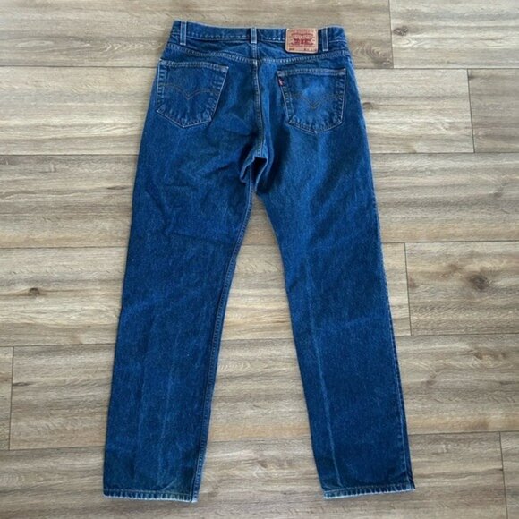 Vintage 80’s Levi’s 505 Men’s Denim Straight Jeans 36 Waist - Picture 10 of 16